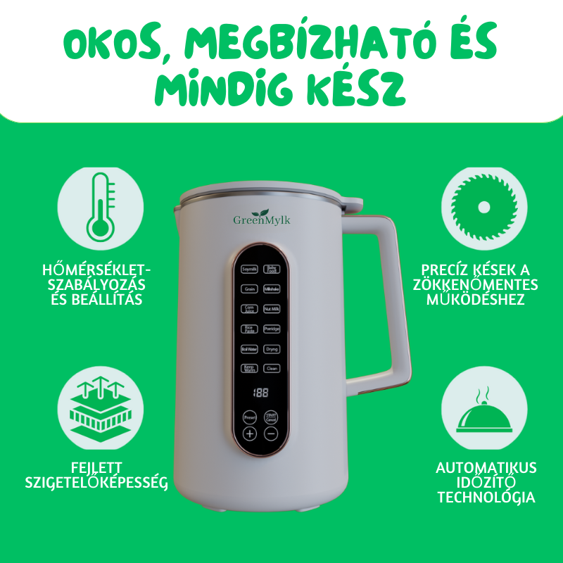 GreenMylk – Növényi Tejkészítő