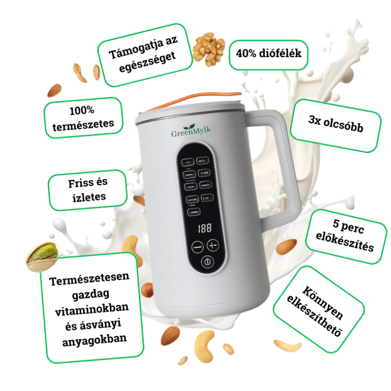 GreenMylk – Növényi Tejkészítő
